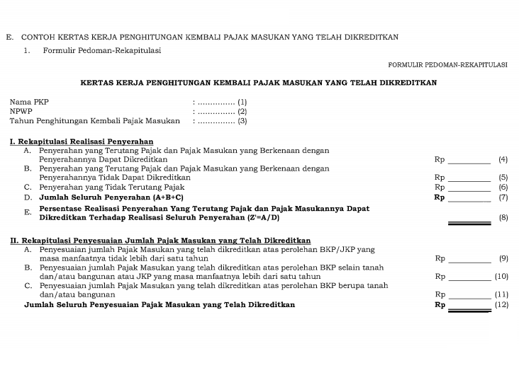 Pedoman Pengkreditan Pajak Masukan dalam PMK Nomor 186 Tahun 2022